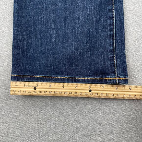 Lucky Brand Jeans Womens 4/27 Blue Sweet n Low Bootcut Dark Wash Lenoir Mid Rise - Picture 8 of 16